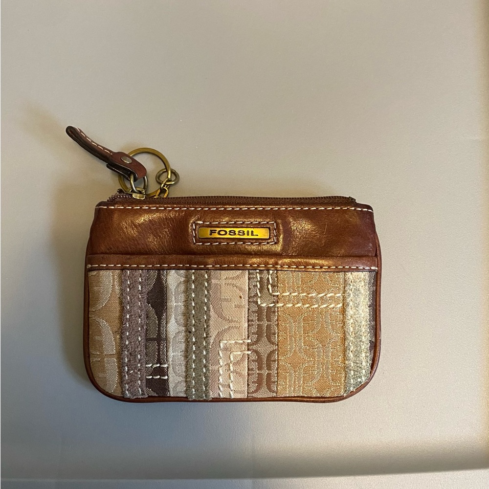 Fossil Y2K key chain wallet coin purse